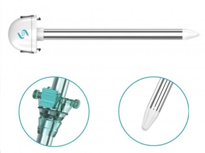 البلاستيك 10 مم المتاح هسون Trocar بلانت تلميح الأدوات الجراحية في البطن 0