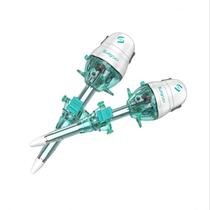 البلاستيك 10 مم المتاح هسون Trocar بلانت تلميح الأدوات الجراحية في البطن 2