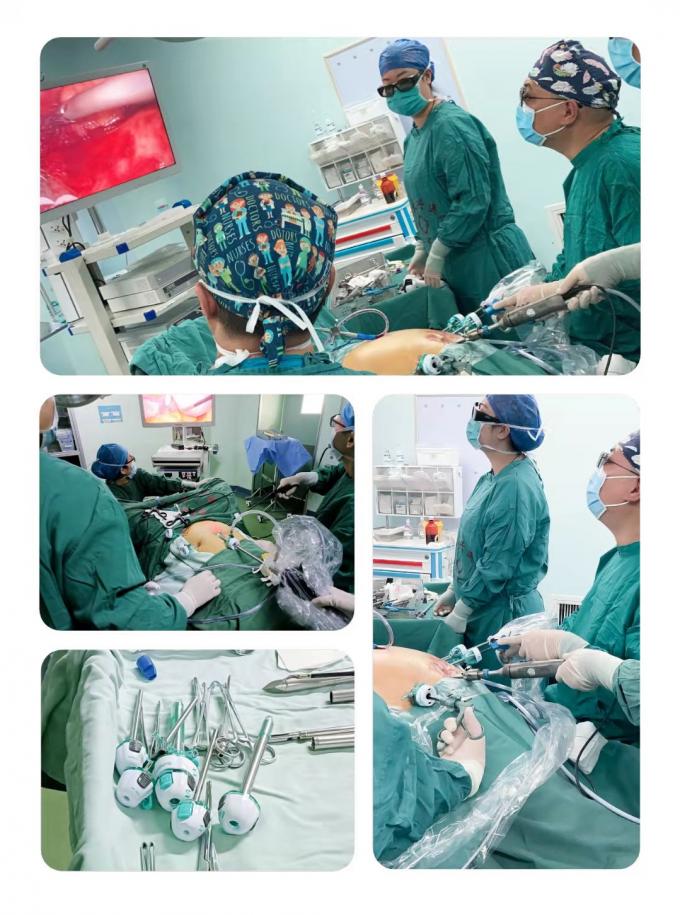 مبزل جراحي مبزل 10 مم يمكن التخلص منها بالمنظار CE مع علامة / ISO13485 11