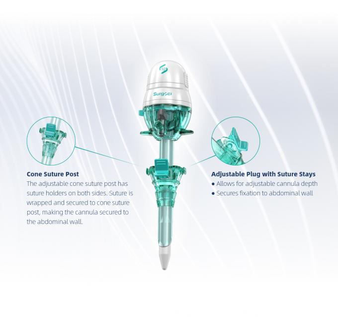 مبزل حسون وقنية بدون شفرات يمكن التخلص منها لجراحة المناظير 3