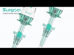 12mm Disposable Hasson Trocar with Blunt Tip Good Fixation Trocar Company - Surgsci